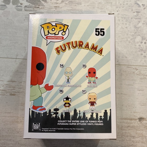 Funko Pop Blue Zoidberg #55 Futurama Exclusive Figure - Picture 5 of 8